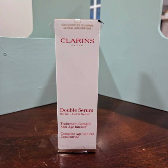NIB Clarins Double Serum Complete Age Control Concentrate – 50 ml / 1.6 fl oz - Picture 2 of 7